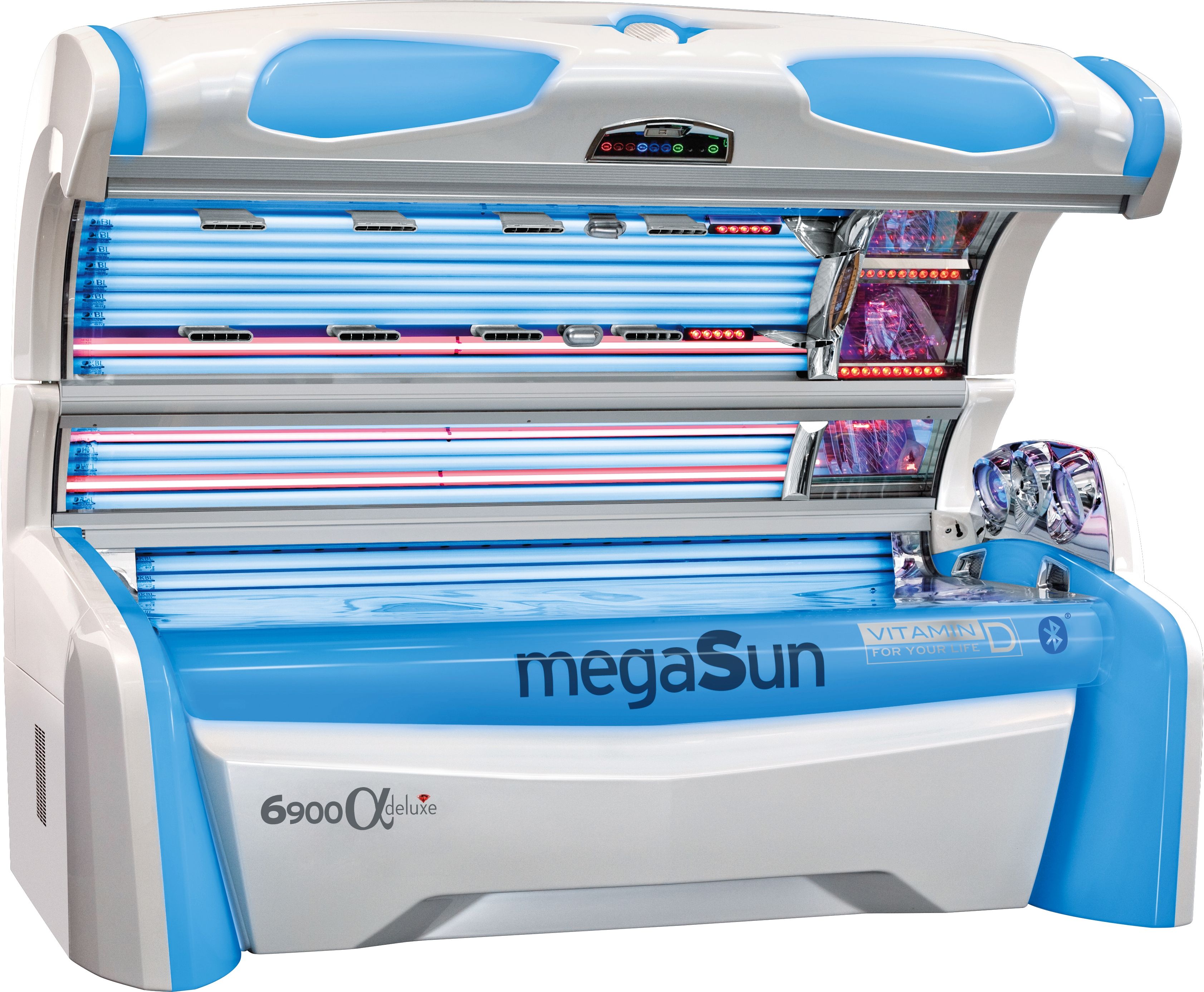 Горизонтальный солярий MegaSun 6900 alpha ExtraSun (c cpi)